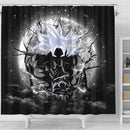 Goku Ultra Instinct Dragon Ball Moonlight Shower Curtain Nearkii