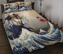Goku Vs Vegeta The Great Wave Japan Anime Dragon Ball  Quilt Bed Sets