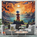 Goku Starry Night Tapestry