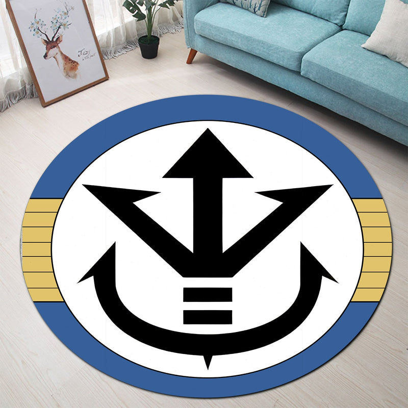 Vegeta Symbol Dragon Ball Anime Round Rug