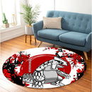 Groudon Pokemon Japan Style Round Rug