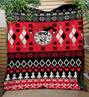 Harley Quinn Christmas Style Quilt Blanket Nearkii