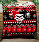 Harley Quinn Christmas Quilt Blanket Nearkii