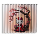 Hello Kitty Cherry Blossom Window Curtain