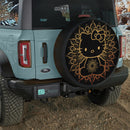 Mandala Meditating Hello Kitty Yoga Jeep Car Spare Tire Cover