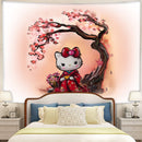 Hello Kitty Cherry Blossom Tapestry