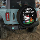 Hello Kitty Happy Campfire Jeep Car Spare Tire Cover