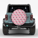 Hello Kitty Pattern Pink Head Jeep Car Spare Tire Cover