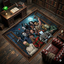 Iconic Horror Movie Characters Rectangular Area Rug