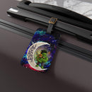 Hulk And Loki Love You To The Moon Galaxy Luggage Tag