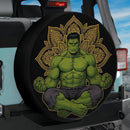 Hulk Yoga Meditation Mandala Jeep Car Spare Tire Cover