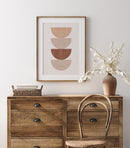 Aesthetic Bohemian Abstract Wall Art Vintage Floral Art Prints Set of 3 Unframed