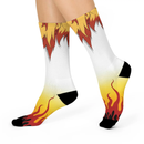 Rengoku Pattern Demon Slayer Anime Crew Socks