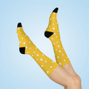 Zenitsu Pattern Demon Slayer Anime Crew Socks