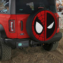 Spiderman X Deadpool Face Car Spare Tire Cover