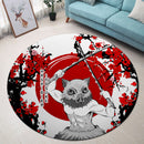 Inosuke Demon Slayer Japan Style Round Rug