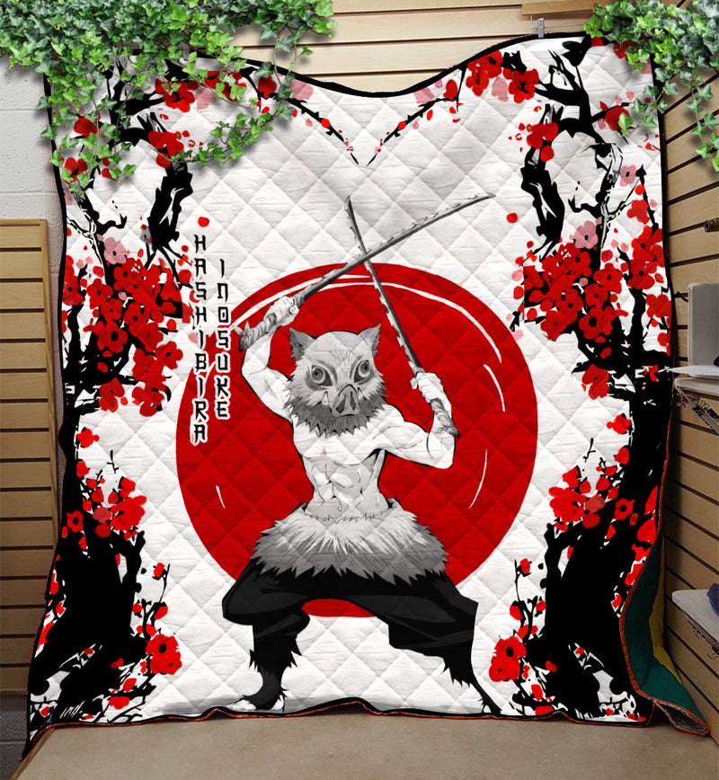 Inosuke Anime Japan Style Quilt Blanket