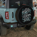 Into the Forest Typo Jeep Car Spare Tire Cover