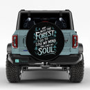 Into the Forest Typo Jeep Car Spare Tire Cover