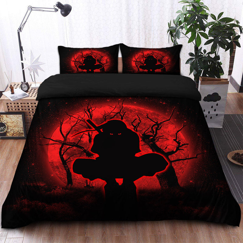 Itachi Anbu Moonlight Bedding Set Duvet Cover And 2 Pillowcases Nearkii