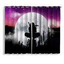 Itachi Moon Night Galaxy Window Curtain