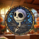 Jack Skellington Nightmare Before Christmas Stained Glass Suncatcher