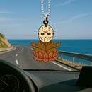 Jason Voorhees Chibi Horror Movie Meditating Custom Car OrnamentCar Accessories Decoration