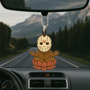 Jason Voorhees Chibi Horror Movie Meditating Custom Car OrnamentCar Accessories Decoration