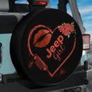 Jeep Girl Lip Car Spare Tire Cover