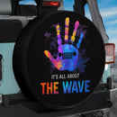 Jeep Wave Sign Car Spare Tire Cover
