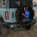 Jeep Wave Peace Sign Car Spare Tire Cover
