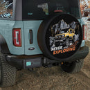 Never Stop Exploring Jeep Car Spare Tire Cover
