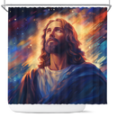 Jesus Sky Shower Curtain