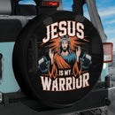 Jesus Is My Warrior Jeep Car Spare Tire Cover