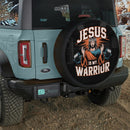 Jesus Is My Warrior Jeep Car Spare Tire Cover
