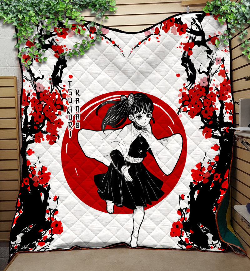 Kanao Demon Slayer Anime Japan Style Quilt Blanket