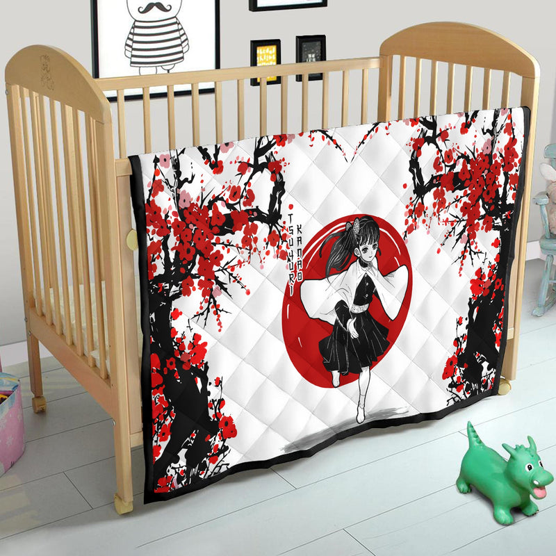 Kanao Demon Slayer Anime Japan Style Quilt Blanket