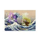 Kid Buu Vs Goku Dragon Ball The Great Wave Jigsaw Puzzle