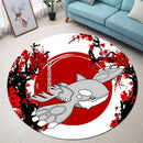 Kyogre Pokemon Japan Style Stained Glass Round Rug