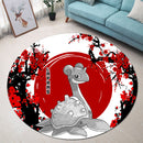 Lapras Pokemon Japan Style Stained Glass Round Rug