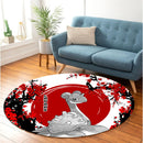 Lapras Pokemon Japan Style Stained Glass Round Rug