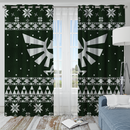 Legend Of Zelda 1 Christmas Window Curtain