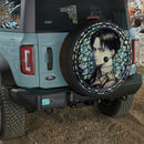 Levi Attack On Titan Stained Glass Anime Jeep Car Spare Tire Cover