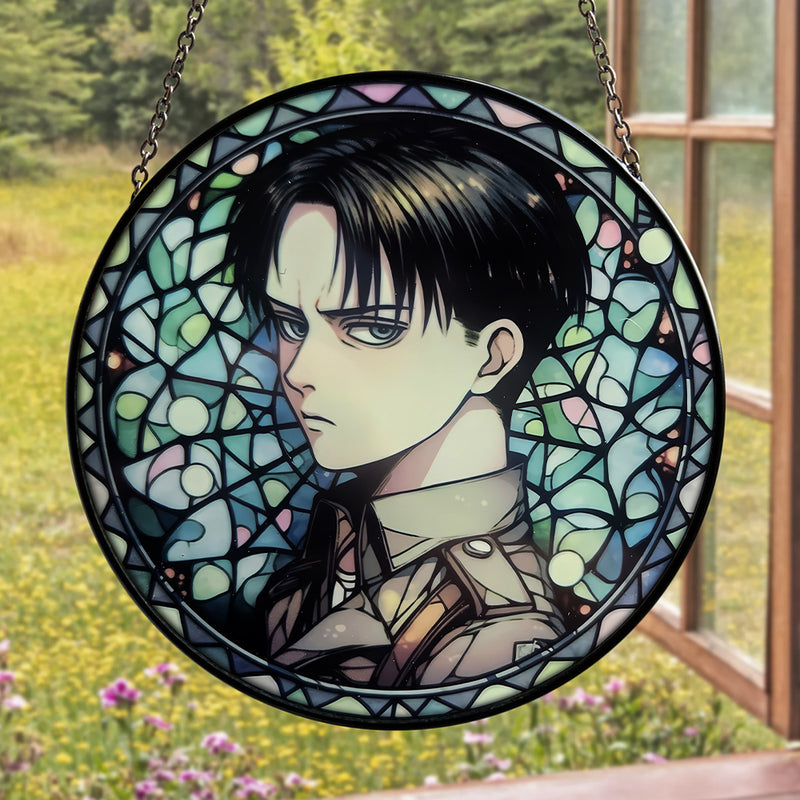 Legend Of Zelda Anime Round Stained Glass Suncatcher