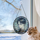 Legend Of Zelda Anime Round Stained Glass Suncatcher