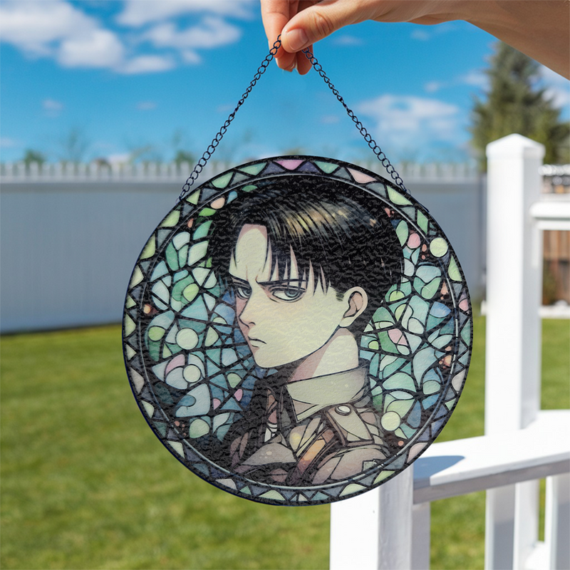 Legend Of Zelda Anime Round Stained Glass Suncatcher