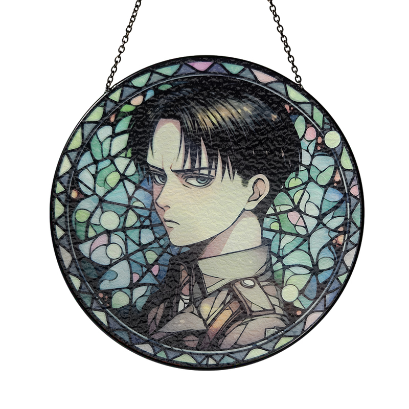 Legend Of Zelda Anime Round Stained Glass Suncatcher