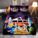 Lilo Stitch Camping Night Quilt Bed Sets