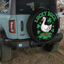 Lucky Duck St Patrick's Day Jeep Car Spare Tire Cover