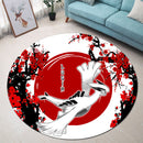 Lugia Pokemon Japan Style Stained Glass Round Rug